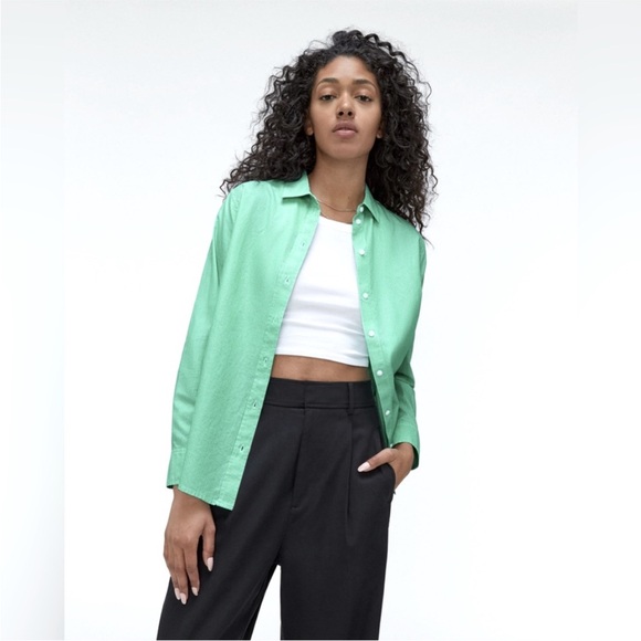 NWT Everlane Silky Cotton Relaxed Shirt - Picture 1 of 5